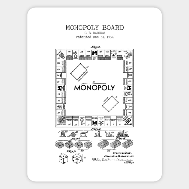 MONOPOLY poster Sticker by Dennson Creative